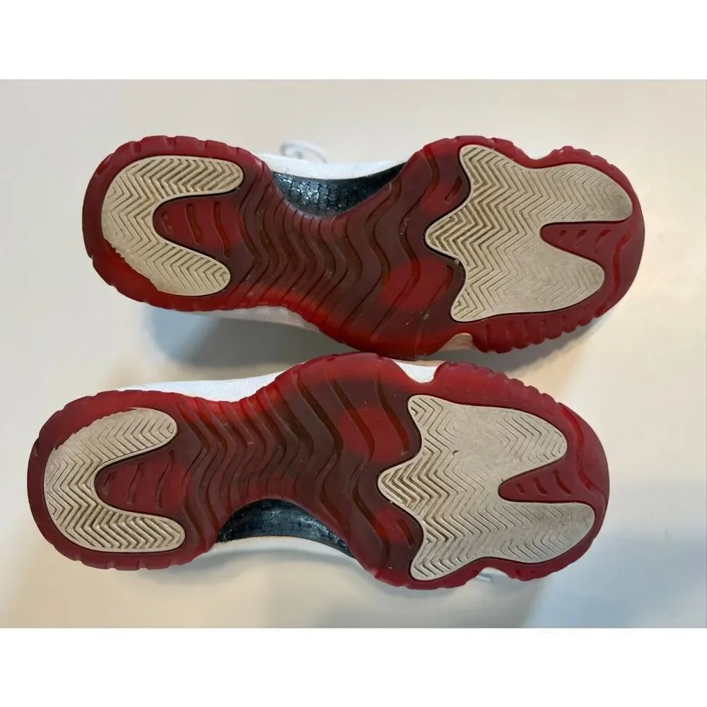 Air Jordan 11 Retro Low Sneakers GS White Varsity Red Streetwear Men's Size 10